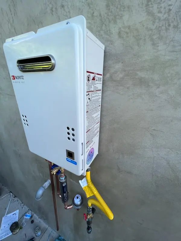 Tankless water heater installation for Paper Mill Village homes